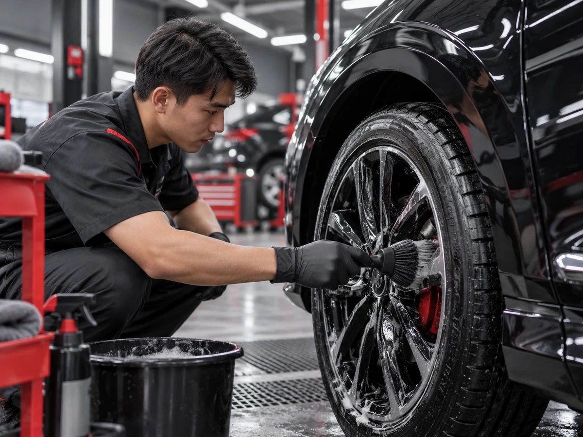 Ilustrasi layanan Detailing Eksterior