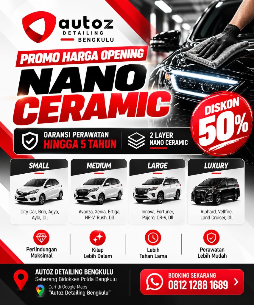 Promo Opening Nano Ceramic Bengkulu